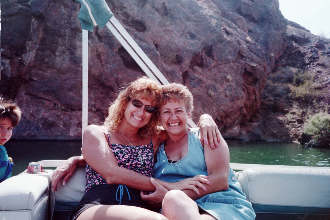 My mom and Aunt Deanna